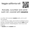 Veggi california roll
