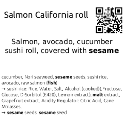 Salmon California roll
