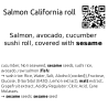 Salmon California roll