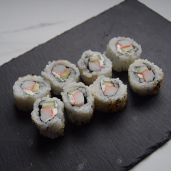 Surimi cream cheese roll
