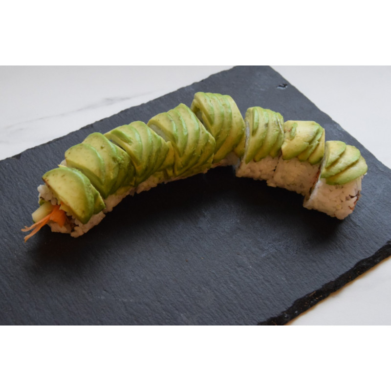 Veggi dragon roll